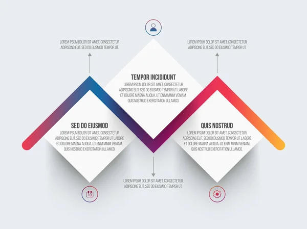 Biznesu infografiki elementów układu. — Wektor stockowy