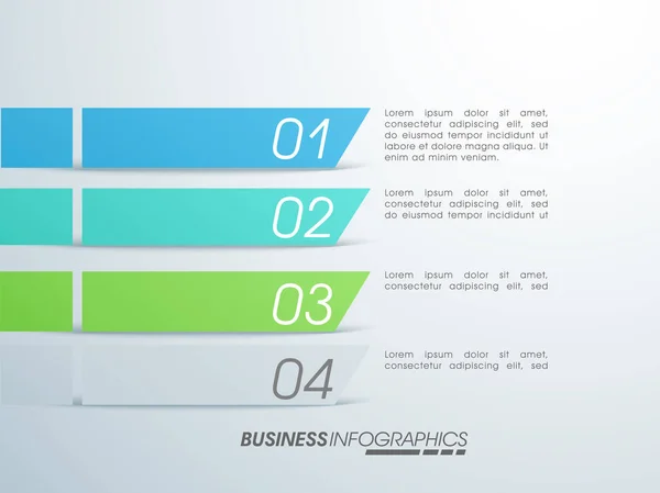 İş infographics şablon düzeni. — Stok Vektör