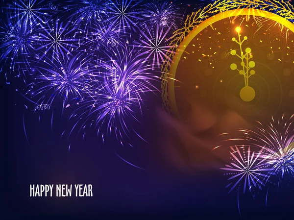 Mutlu yeni yıl kutlama arka plan. — Stok Vektör