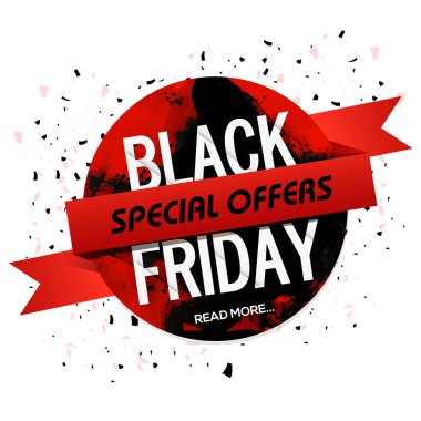 Siyah Cuma satış etiket veya etiket.