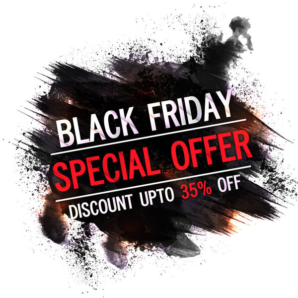 Black Friday Sale Poster or Banner.