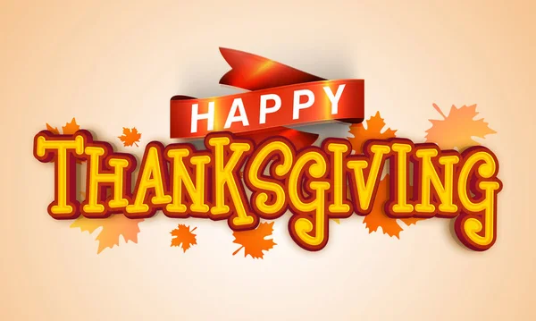 Affiche, bannière ou dépliant pour le jour de Thanksgiving . — Image vectorielle
