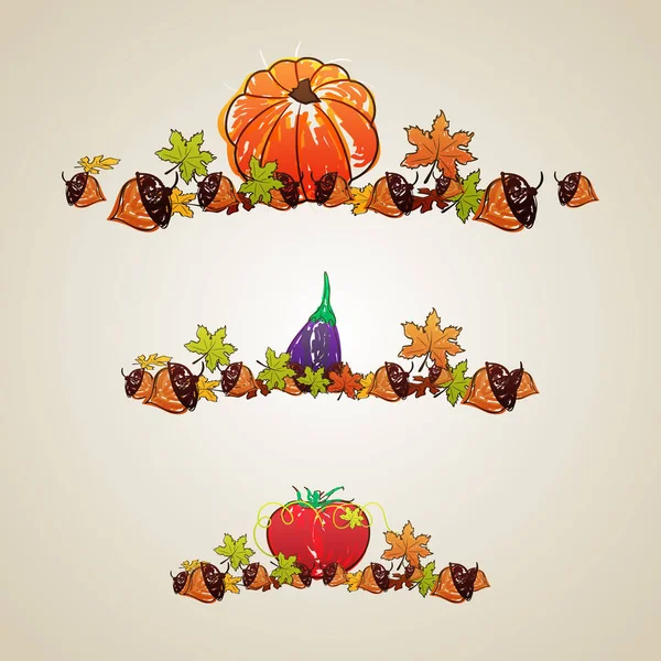 Thanksgiving Day ünnep háttere. — Stock Vector