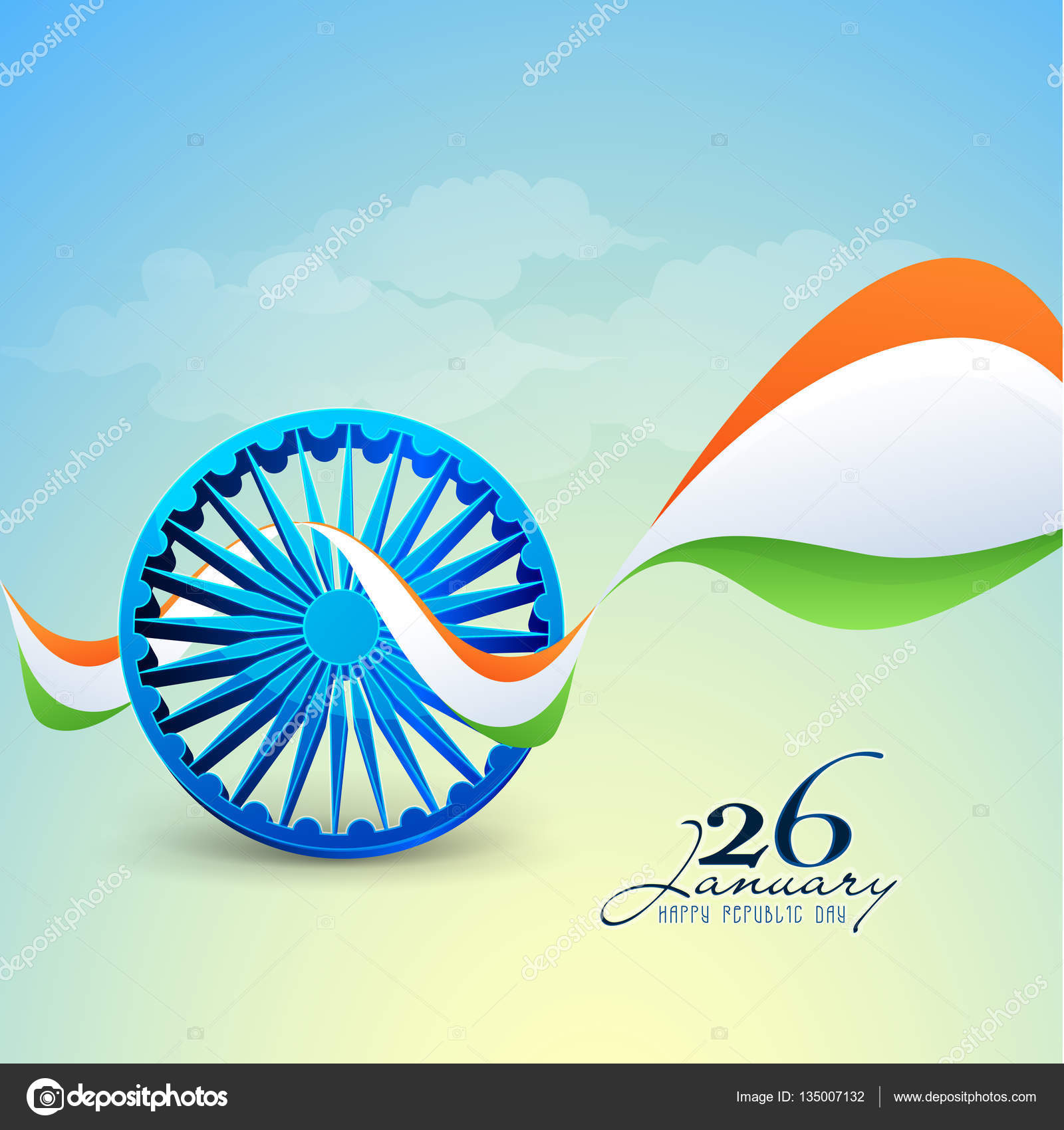 Poster, Banner For Republic Day celebration. Stock Vector Image by