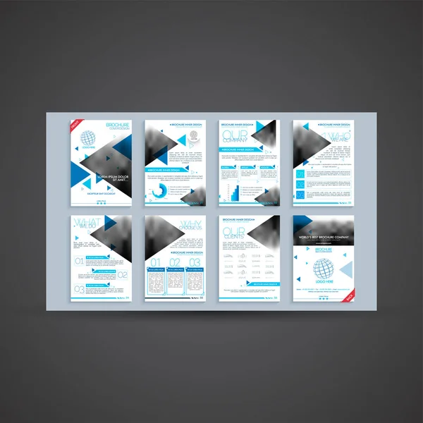 Kreativ Business Brochure Design . – Stock-vektor