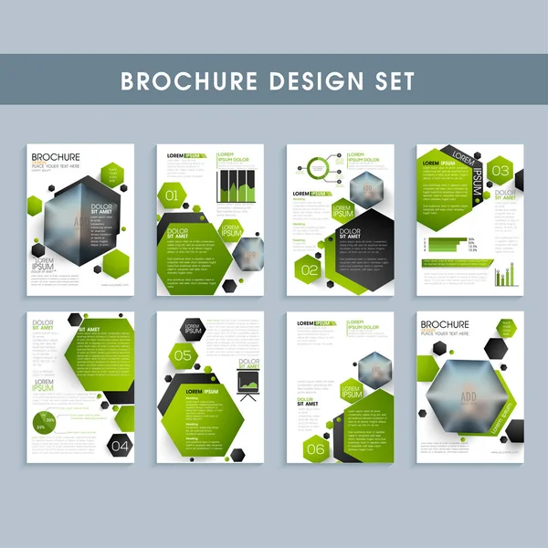 Kreatives Business-Broschüren-Design. — Stockvektor