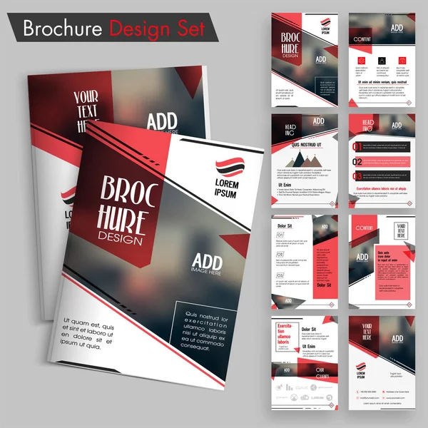 Design de Brochura de Negócios Criativos . —  Vetores de Stock