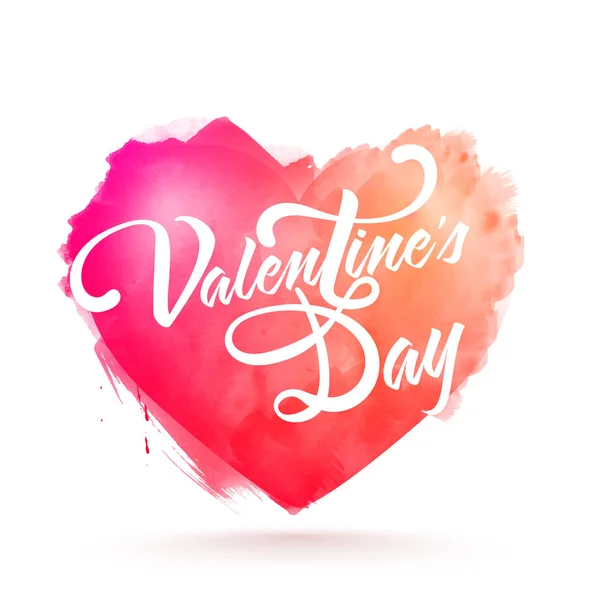 Valentine's Day lettering design. — Stock Vector