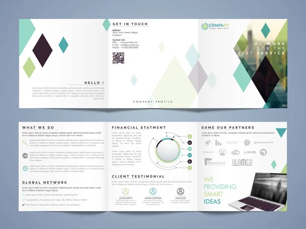 Business flyer, banner of sjabloon. — Stockvector