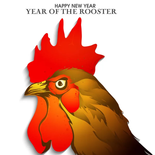 Poster, Banner for Year of the Rooster celebration. — Stock Vector