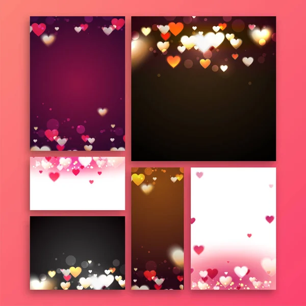 Wenskaart voor Valentine's Day viering. — Stockvector