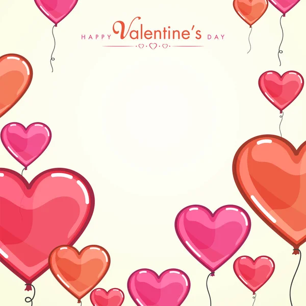 Wenskaart voor Valentine's Day viering. — Stockvector