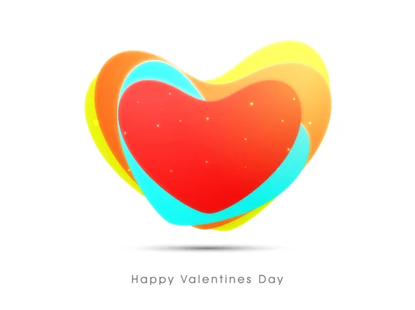 Coração colorido para a celebração do Dia dos Namorados . — Fotografia de Stock