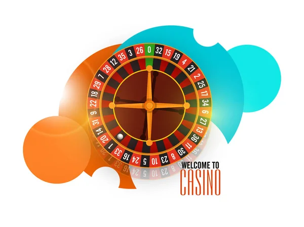 Welcome to Casino Poster, Banner or Flyer. — Stock Vector
