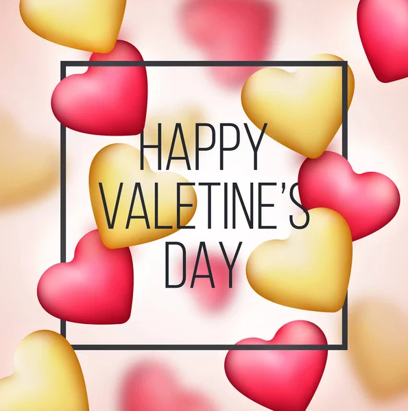 Kalpleri arka plan Sevgililer günü için dekore edilmiş.