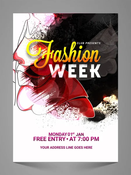 FASHION SHOW POSTER Template