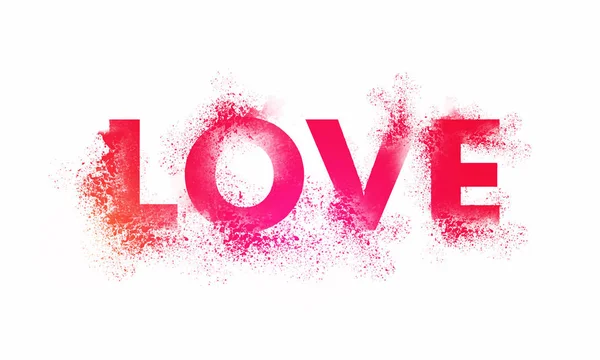 Love szöveg-Valentin-napi ünnepség. — Stock Vector