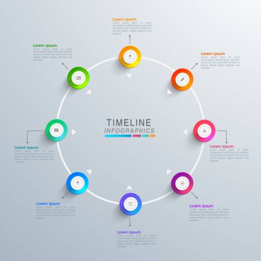Infographic öğeleri iş için.