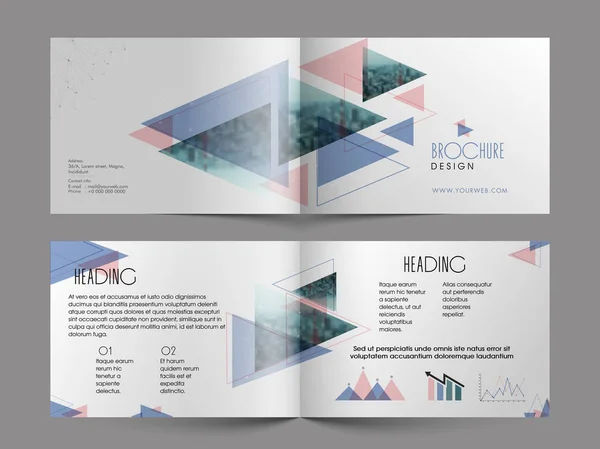 Moderne Business brochureontwerp. — Stockvector