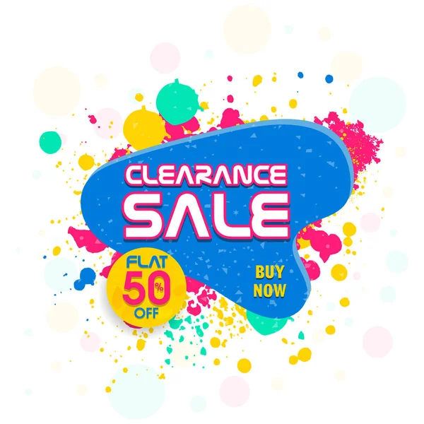 Sale Banner Design with Discount Offers. — Stock Vector