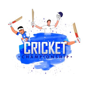 Kriketçiler'in farklı pozlar duygularını ifade etme.