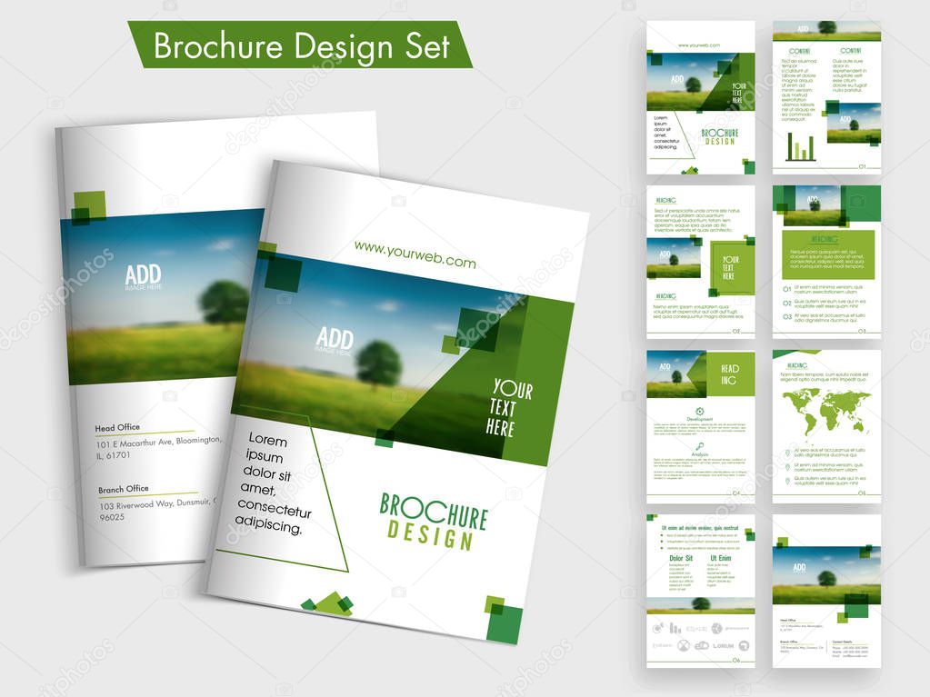 Creative Business Brochure set.