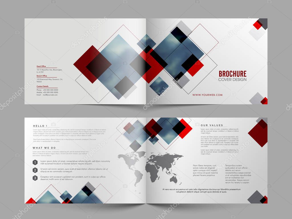 Four Pages Brochure design for Business.