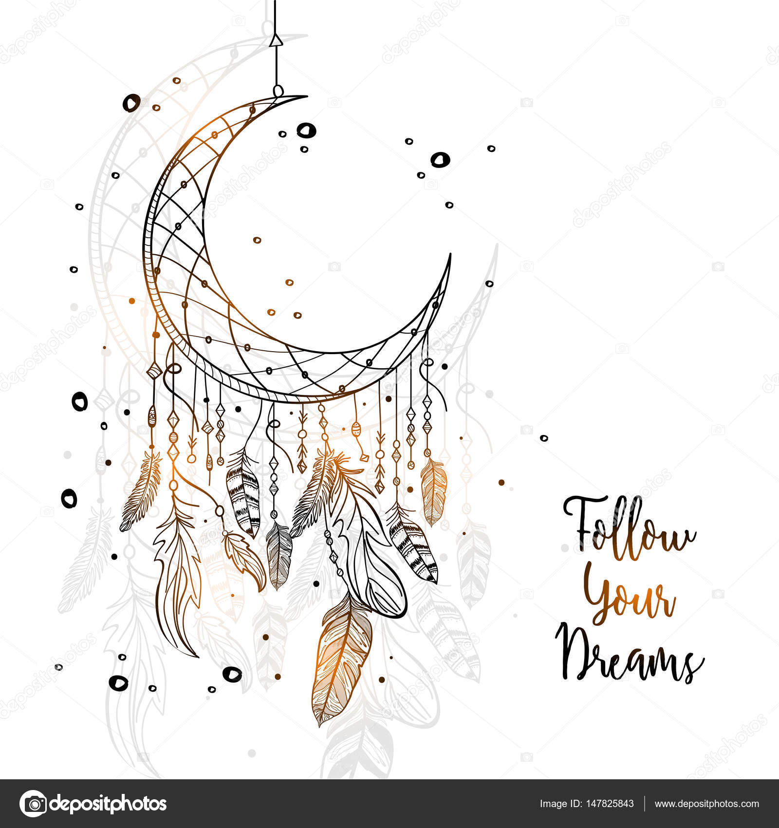 Free Free 92 Crescent Moon Dreamcatcher Vinyl Dream Catcher Svg Free SVG PNG EPS DXF File