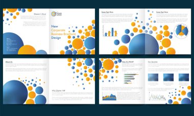 Sekiz sayfa broşür tanıtımı.