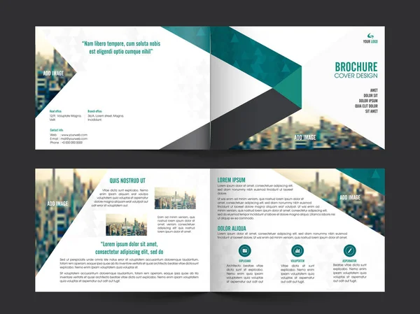 Professionele Brochure. — Stockvector