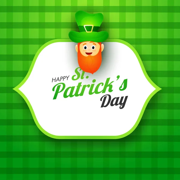 Matrica, a címke vagy a címkén, a St. Patrick's Day. — Stock Vector