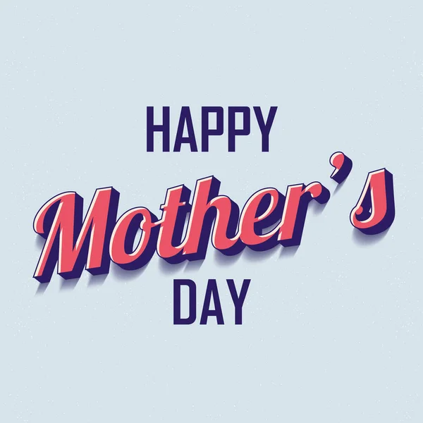 Boldog anyák napját betűkkel design. — Stock Vector