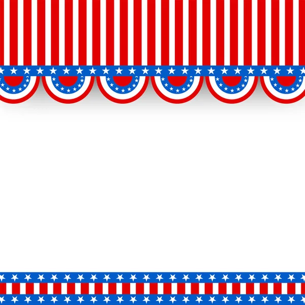 4 Temmuz için Amerikan bayrağı renk arka plan. — Stok Vektör