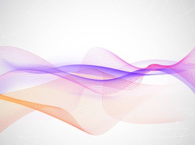 Yaratıcı dalgalar ile arka plan.