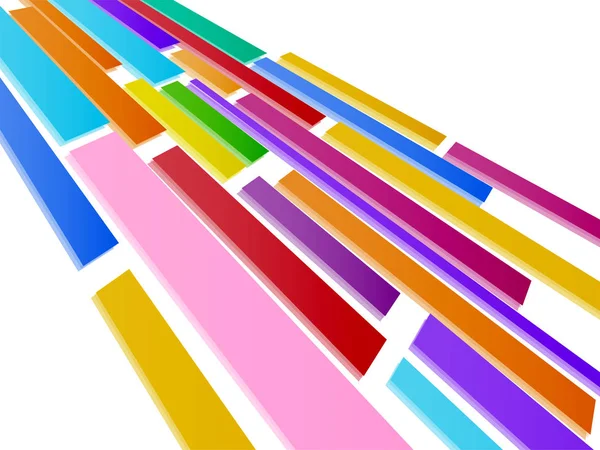 Abstracte achtergrond met kleurrijke strepen. — Stockvector