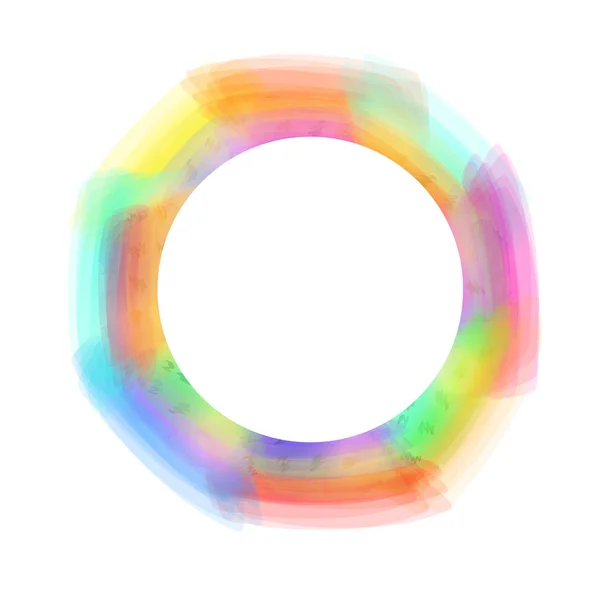 Fond abstrait avec cercle coloré . — Image vectorielle