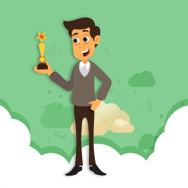 Başarılı bir iş adamı Ödülü ile karakteri.
