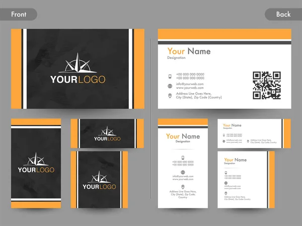 Шаблон Creative Business Card или Visiting Card . — стоковый вектор