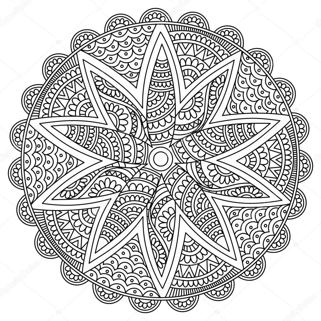 Beautiful Flower Mandala design.