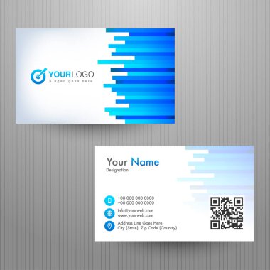 Soyut yatay kartvizit veya kartvizit.