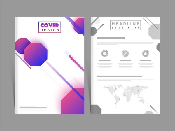 Abstract Business Brochure, Cover design presentation. — Stock Vector