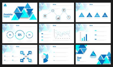 Sunu şablonları infographics ve soyut bir tasarıma sahip.