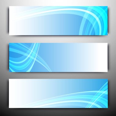 Web sitesi üstbilgi veya afiş dalgalı çizgili.