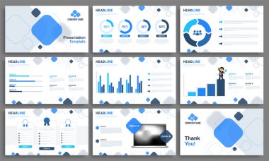 İş için yaratıcı sunu şablonları.