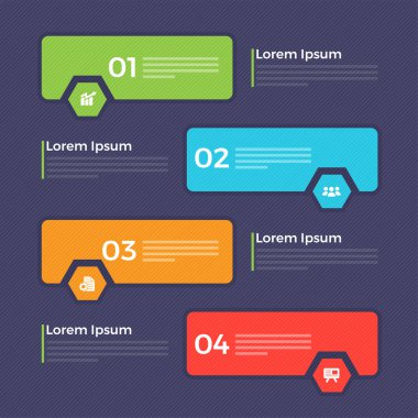 iş Infographic şablon düzeni.