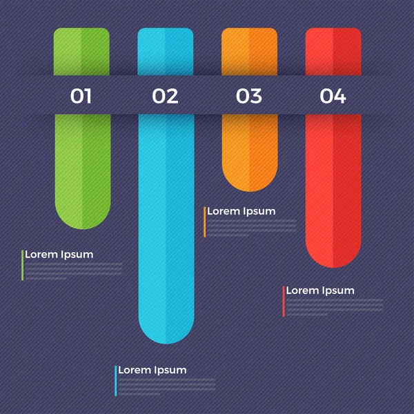 Colorful infographic elements for Business. — Stock Vector