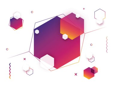 Modern soyut geometrik arkaplan.