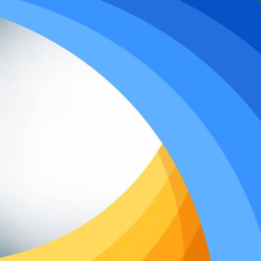 Soyut mavi ve sarı curvy çizgili arka plan.