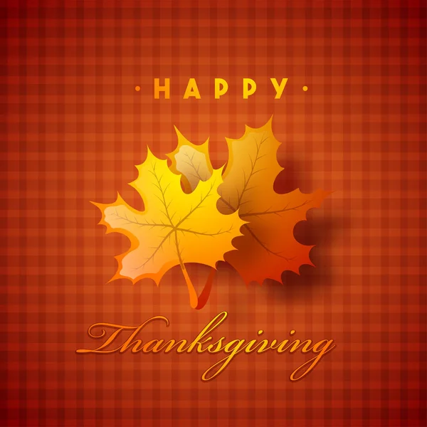 Happy Thanksgiving Day wenskaart ontwerp. — Stockvector