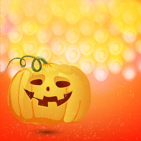 Halloween pompoen of Jack o Lantern. — Stockvector